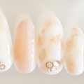 ふんわりベージュタイダイ